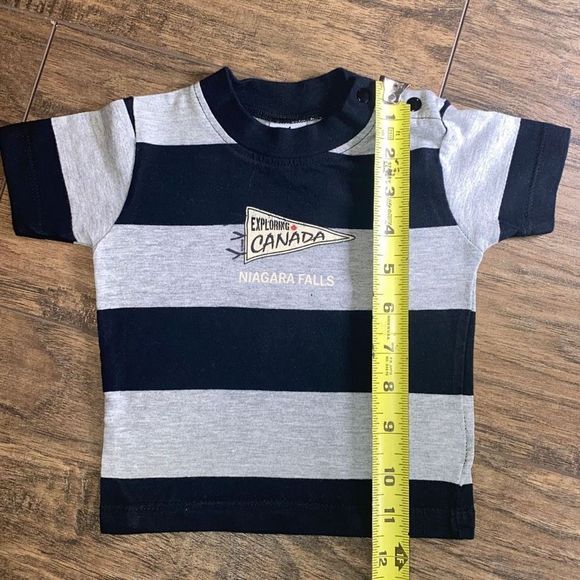 Baby Infant Exploring Canada Niagara Falls Short Sleeve Ragland T-Shirt - Picture 2 of 7